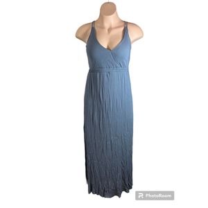 Lulu’s Gray Maxi Dress Large